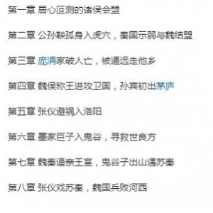 电子书《战国纵横：鬼谷子的局》全8册珍藏推荐